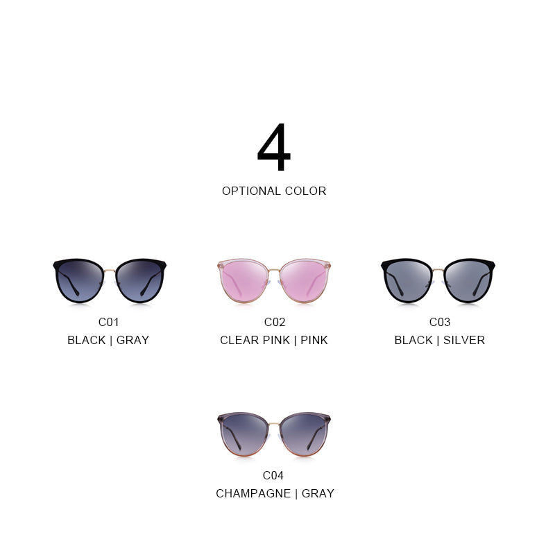 Designer Womens Fashion Cat Eye Polarized Luxury Brand Trending Sunglasses UV400 Protection The Clothing Company Sydney