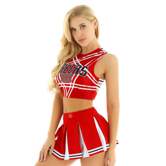 Women Cosplay Uniform Girl Sexy Cheerleader Costume Set Halloween Costume The Clothing Company Sydney
