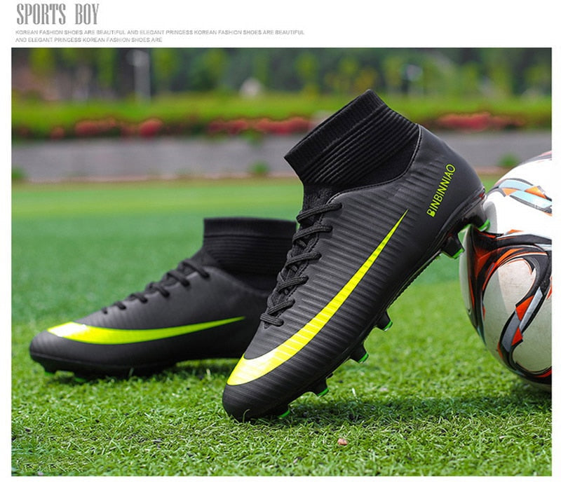 Indoor Outdoor Soccer Shoes for Men Women Football Shoes Kids Training Sneakers Spikes Soccer Cleats Futsal Football Boots The Clothing Company Sydney