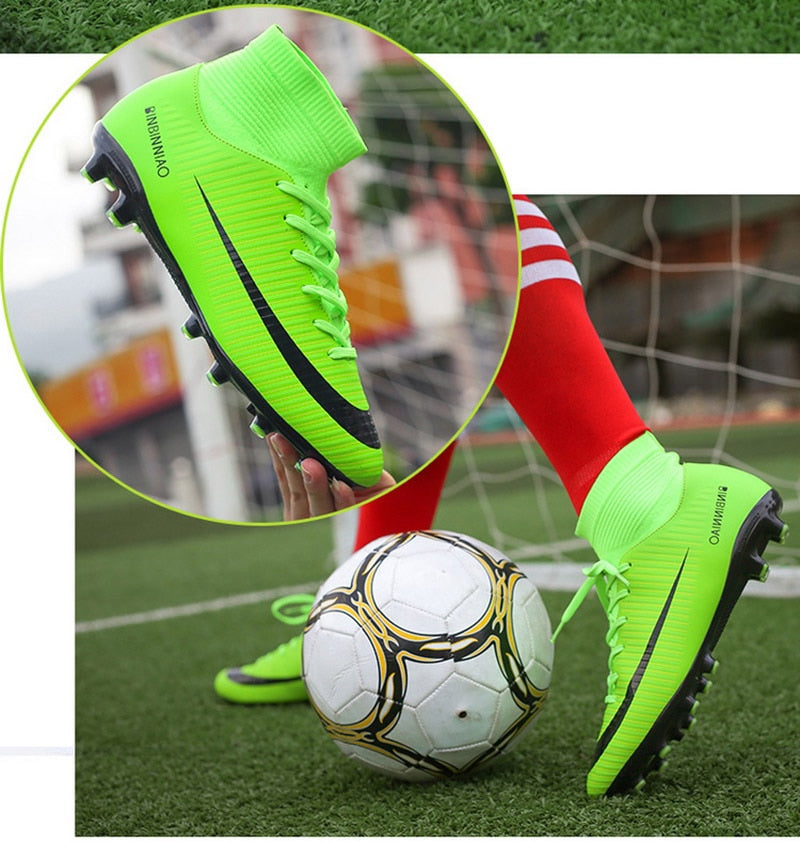 Indoor Outdoor Soccer Shoes for Men Women Football Shoes Kids Training Sneakers Spikes Soccer Cleats Futsal Football Boots The Clothing Company Sydney