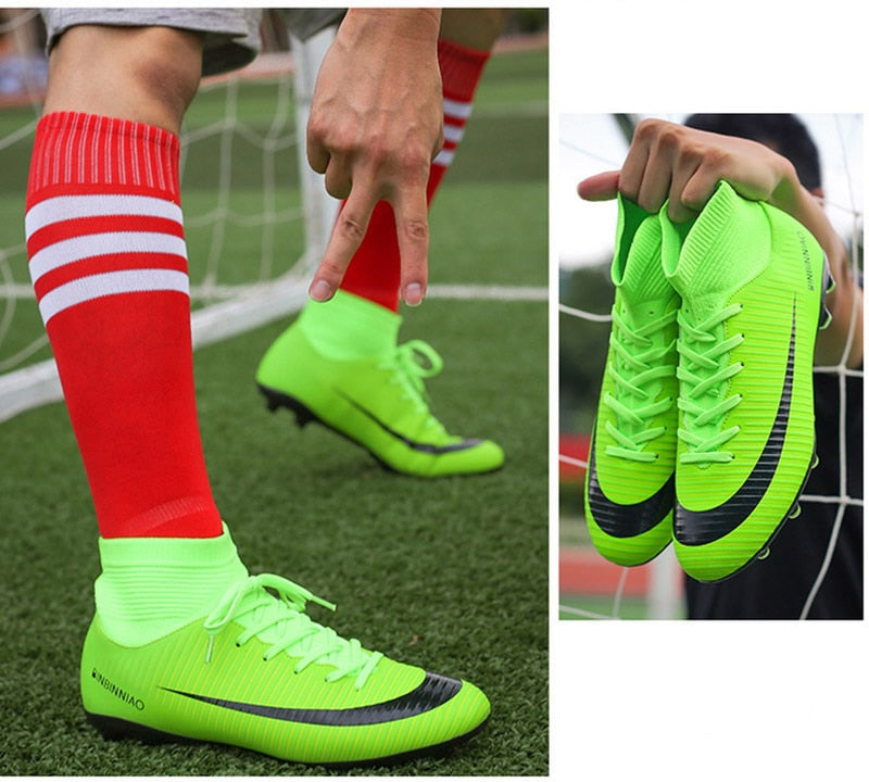 Indoor Outdoor Soccer Shoes for Men Women Football Shoes Kids Training Sneakers Spikes Soccer Cleats Futsal Football Boots The Clothing Company Sydney