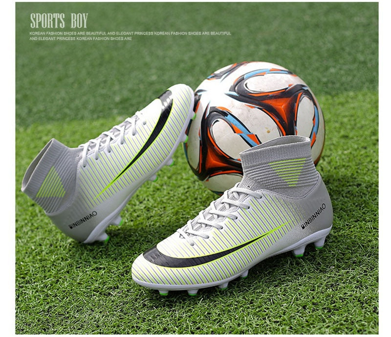 Indoor Outdoor Soccer Shoes for Men Women Football Shoes Kids Training Sneakers Spikes Soccer Cleats Futsal Football Boots The Clothing Company Sydney