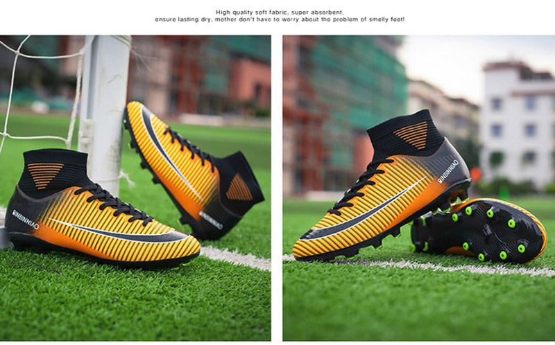 Indoor Outdoor Soccer Shoes for Men Women Football Shoes Kids Training Sneakers Spikes Soccer Cleats Futsal Football Boots The Clothing Company Sydney