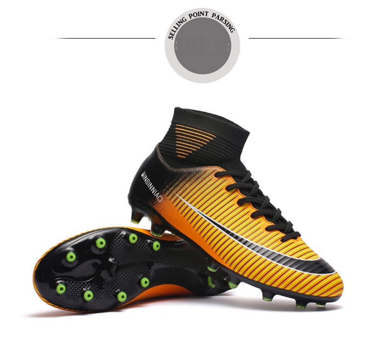 Indoor Outdoor Soccer Shoes for Men Women Football Shoes Kids Training Sneakers Spikes Soccer Cleats Futsal Football Boots The Clothing Company Sydney