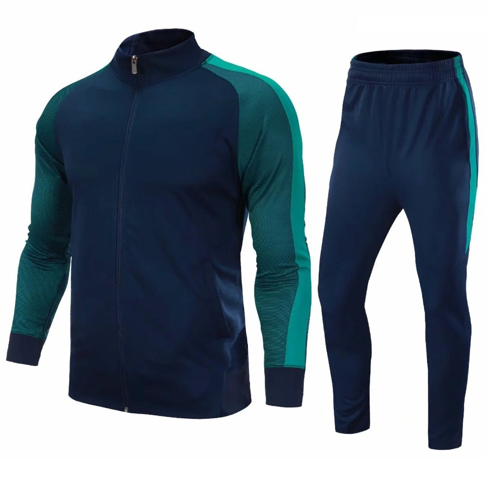 Unisex Sports Soccer Basketball Running Tracksuit Customizable Pants and Top Set The Clothing Company Sydney