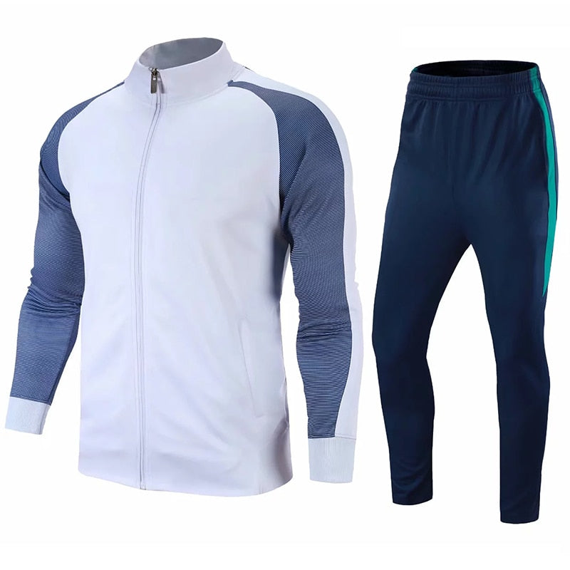 Unisex Sports Soccer Basketball Running Tracksuit Customizable Pants and Top Set The Clothing Company Sydney