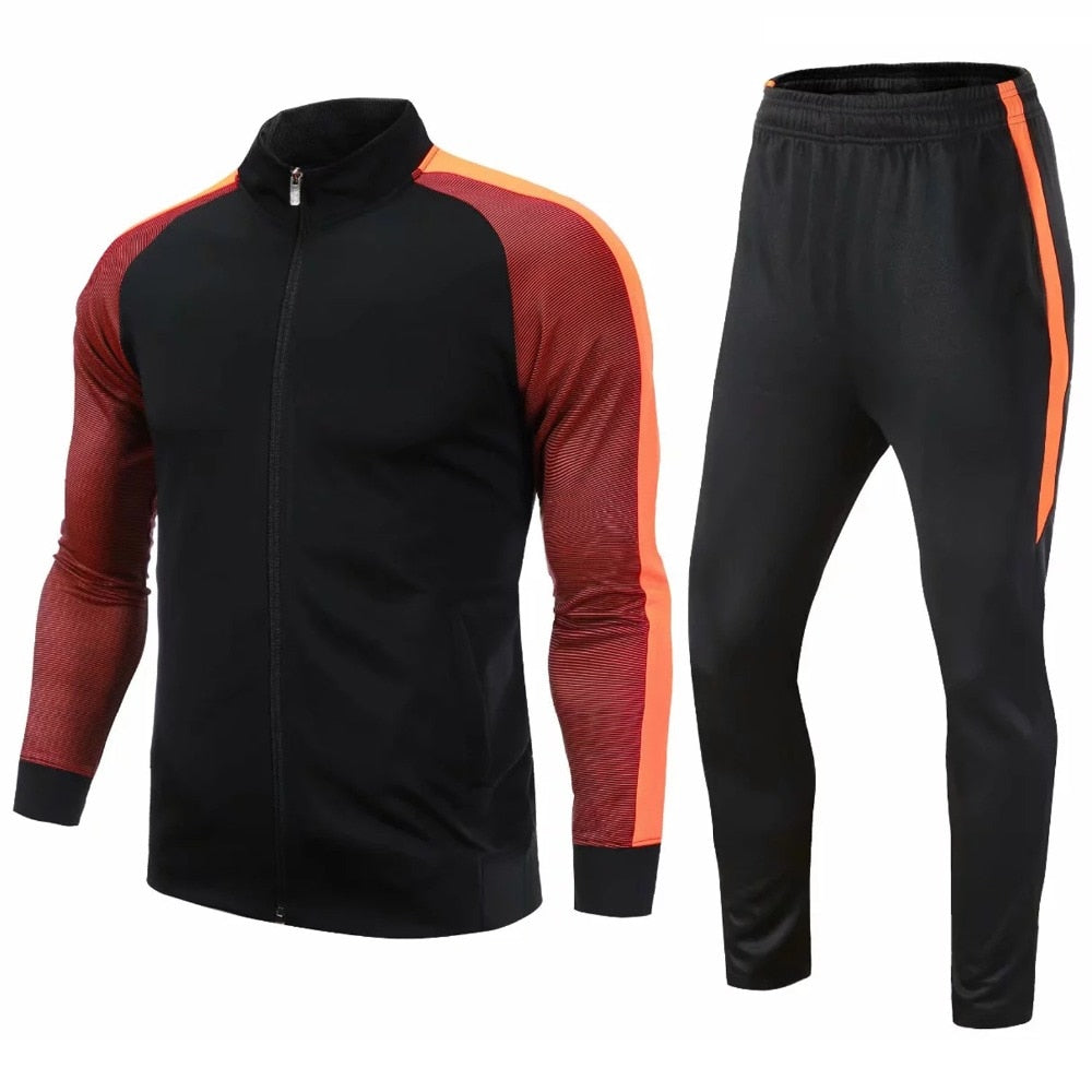 Unisex Sports Soccer Basketball Running Tracksuit Customizable Pants and Top Set The Clothing Company Sydney