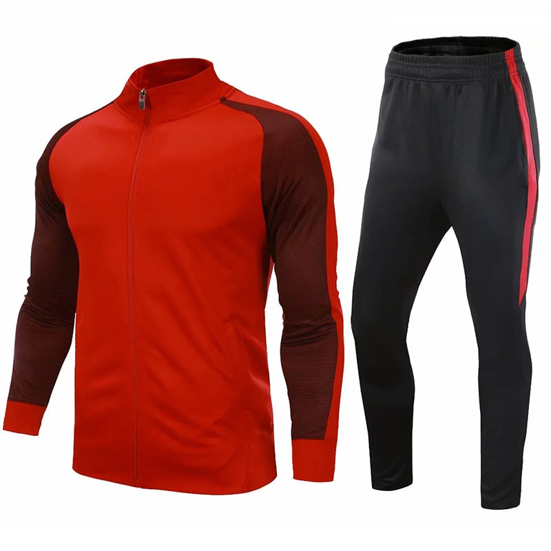 Unisex Sports Soccer Basketball Running Tracksuit Customizable Pants and Top Set The Clothing Company Sydney