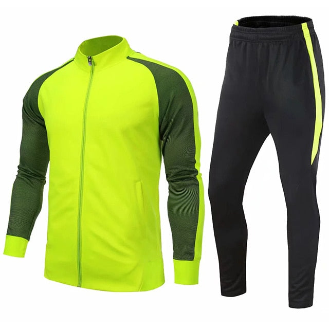 Unisex Sports Soccer Basketball Running Tracksuit Customizable Pants and Top Set The Clothing Company Sydney