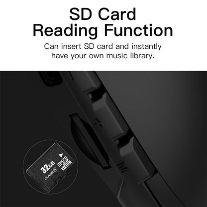 Bluedio HS bluetooth neck speaker column wireless speaker bluetooth 5.0 with bass FM radio SD card slot with microphone for game The Clothing Company Sydney