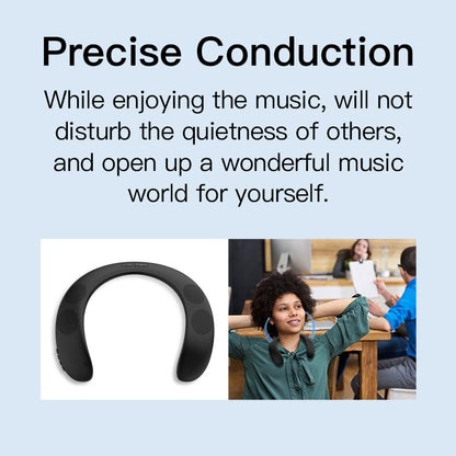 Bluedio HS bluetooth neck speaker column wireless speaker bluetooth 5.0 with bass FM radio SD card slot with microphone for game The Clothing Company Sydney