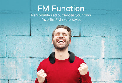 Bluedio HS bluetooth neck speaker column wireless speaker bluetooth 5.0 with bass FM radio SD card slot with microphone for game The Clothing Company Sydney