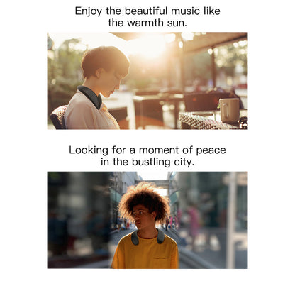 Bluedio HS bluetooth neck speaker column wireless speaker bluetooth 5.0 with bass FM radio SD card slot with microphone for game The Clothing Company Sydney