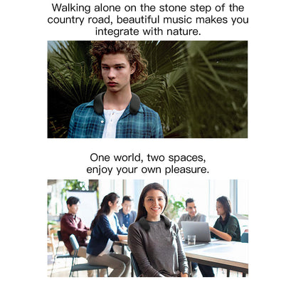 Bluedio HS bluetooth neck speaker column wireless speaker bluetooth 5.0 with bass FM radio SD card slot with microphone for game The Clothing Company Sydney