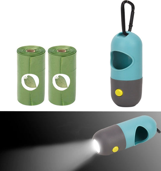 Dog Poop Bags Dispenser LED light Waste Bag Dispenser Fits For Pet Leash Pet Degradable poop bags The Clothing Company Sydney