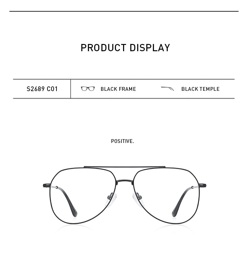 Designer Classic Pilot Glasses Frame For Men Women Fashion Prescription Glasses Frames Optical Eyewear The Clothing Company Sydney