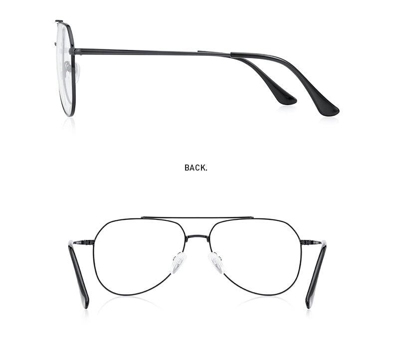 Designer Classic Pilot Glasses Frame For Men Women Fashion Prescription Glasses Frames Optical Eyewear The Clothing Company Sydney
