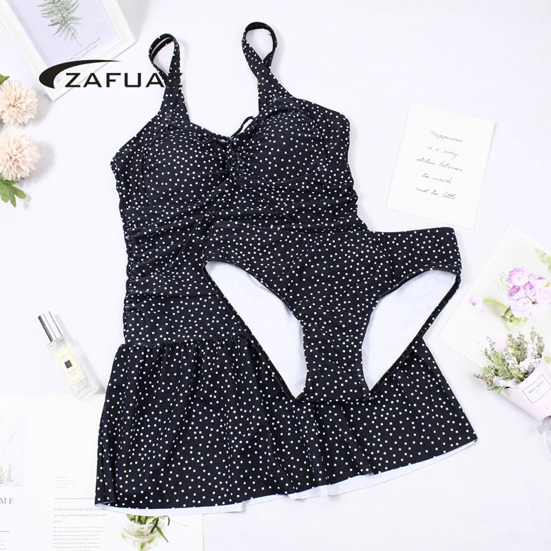 Polka Dots Plus Size Swimwear 1 and 2 Piece Swimsuit Monokini Bathing Suit Swimsuit Bikini The Clothing Company Sydney