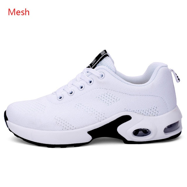 Breathable Mesh Comfort Jogging Air Cushion Lace Up Ladies Fashion Running Outdoor Sports Sneakers Shoes The Clothing Company Sydney