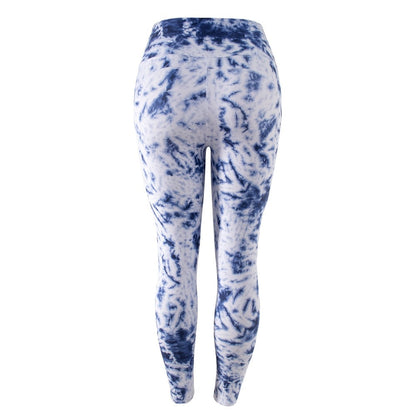 Tie Dye Tight Sports Women Fitness With Pocket Yoga Pants Stretch Workout Patchwork Slim Gym Leggings The Clothing Company Sydney