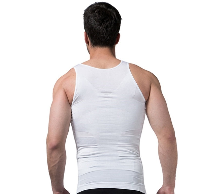 Men's Body Shapewear Corset Vest Shirt Compression Abdomen Tummy Belly Control Slim Waist Cincher Underwear The Clothing Company Sydney