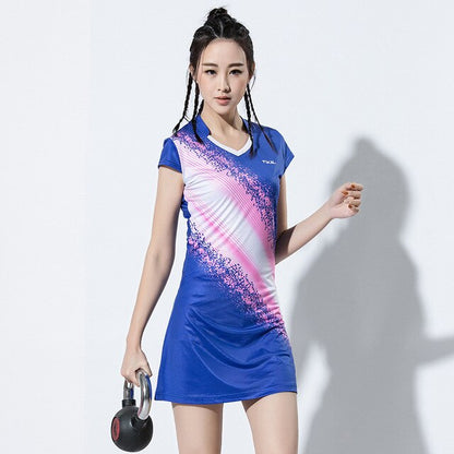 2 Piece Women Girls Sports Dress + Inner shorts Ladies Tennis Badminton Dresses With Shorts Gym Running Sportswear The Clothing Company Sydney