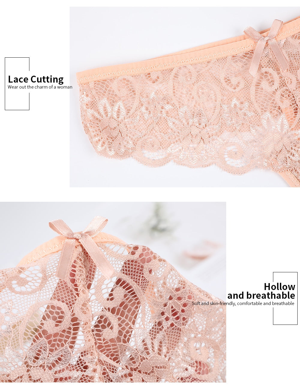 Womens Lace Panties Lingerie Thong Seamless Soft Low Waist G- String Briefs underwear The Clothing Company Sydney