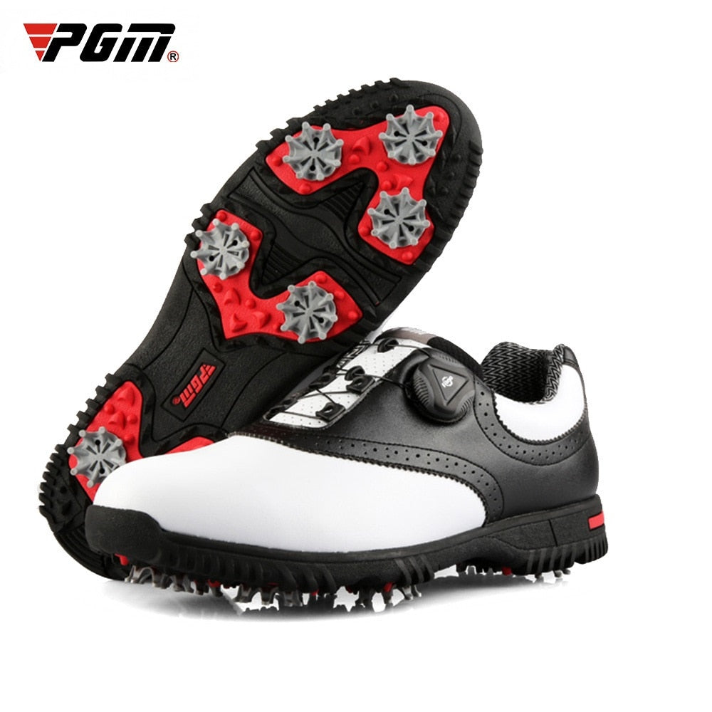 PGM Men Golf Shoes Waterproof Sports Shoes Rotating Buckles Anti-slip Sneakers Multifunctional Golf Trainers The Clothing Company Sydney