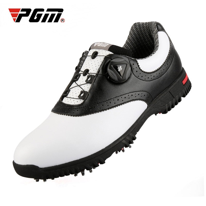 PGM Men Golf Shoes Waterproof Sports Shoes Rotating Buckles Anti-slip Sneakers Multifunctional Golf Trainers The Clothing Company Sydney