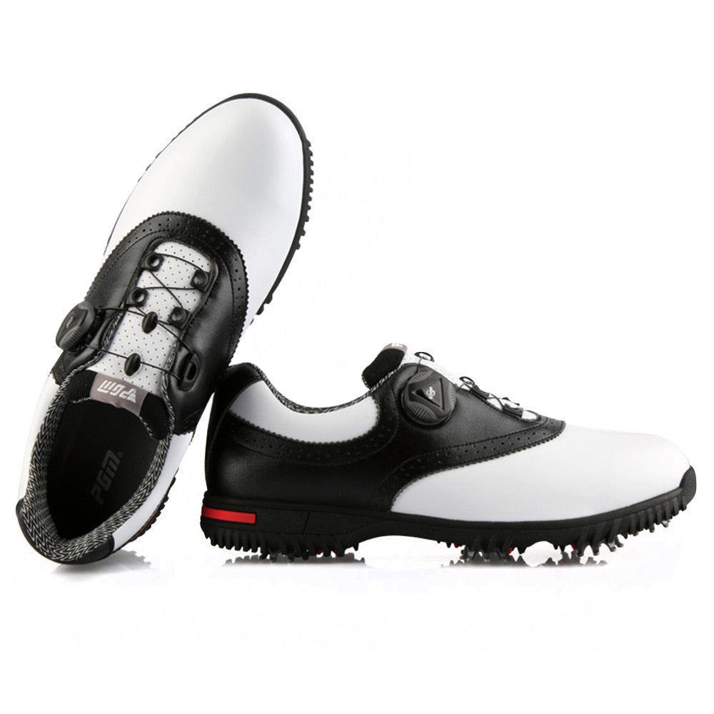 PGM Men Golf Shoes Waterproof Sports Shoes Rotating Buckles Anti-slip Sneakers Multifunctional Golf Trainers The Clothing Company Sydney