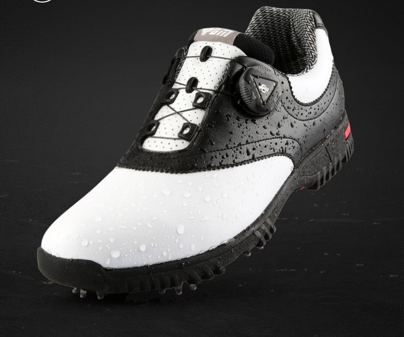 PGM Men Golf Shoes Waterproof Sports Shoes Rotating Buckles Anti-slip Sneakers Multifunctional Golf Trainers The Clothing Company Sydney