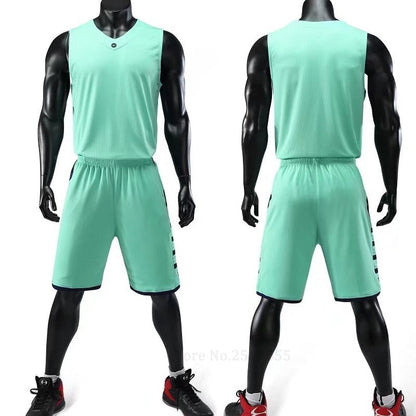 Men's Ladies Basketball Jerseys Uniforms Set blank breathable dry quick basketball shirts+shorts Set The Clothing Company Sydney