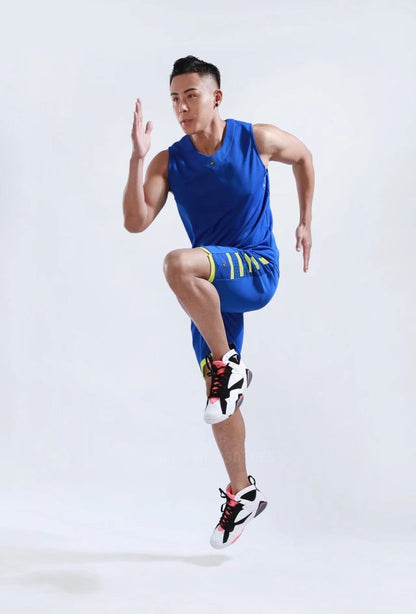 Men's Ladies Basketball Jerseys Uniforms Set blank breathable dry quick basketball shirts+shorts Set The Clothing Company Sydney