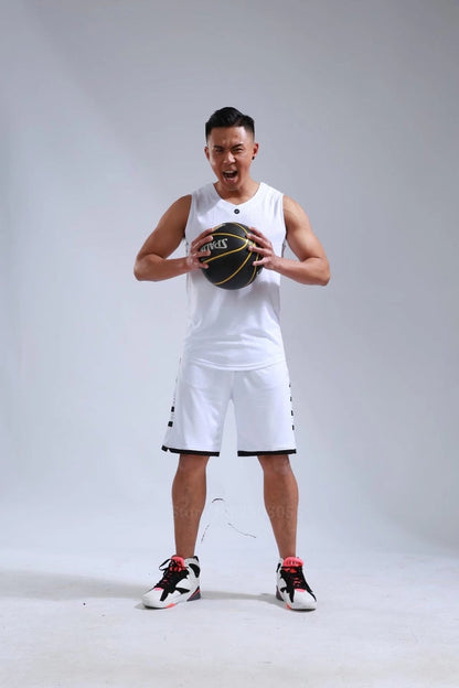 Men's Ladies Basketball Jerseys Uniforms Set blank breathable dry quick basketball shirts+shorts Set The Clothing Company Sydney