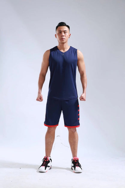 Men's Ladies Basketball Jerseys Uniforms Set blank breathable dry quick basketball shirts+shorts Set The Clothing Company Sydney