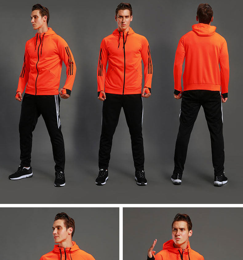 Long Sleeve Hooded Jacket Soccer Hoodie Running Jacket Adult Sports Training suit Sport Suit Autumn Winter Men Football Tracksuits The Clothing Company Sydney
