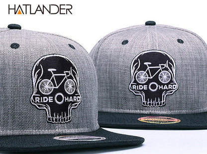 Baseball snapback embroidery SKULL cool hip hop cap hat The Clothing Company Sydney