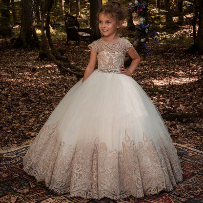 Bridesmaid Girls Teenager Kids Children Long Lace Princess Party Wedding Dress The Clothing Company Sydney