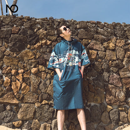 Beach Poncho Hooded Bath Microfiber Wetsuit Changing Surf Towel for Swimming Beach Outdooor Bathrobe The Clothing Company Sydney