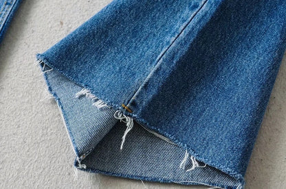 Casual Fashion Straight Leg Women's Jeans Denim Bottom Long High Waist Baggy Fall Pants The Clothing Company Sydney