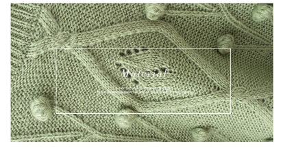 Turtleneck Women's Pom Poms Sweater Autumn Winter Oversized Long Sleeve Knitted Jumpers Fashion Ladies Pullover The Clothing Company Sydney