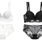 Sexy Push-up Bra And Panty Hollow Brassiere Gather Sexy Bra Embroidery Lace Lingerie Set The Clothing Company Sydney