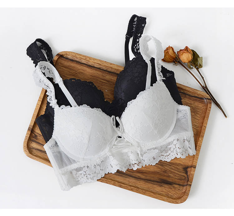 Sexy Push-up Bra And Panty Hollow Brassiere Gather Sexy Bra Embroidery Lace Lingerie Set The Clothing Company Sydney