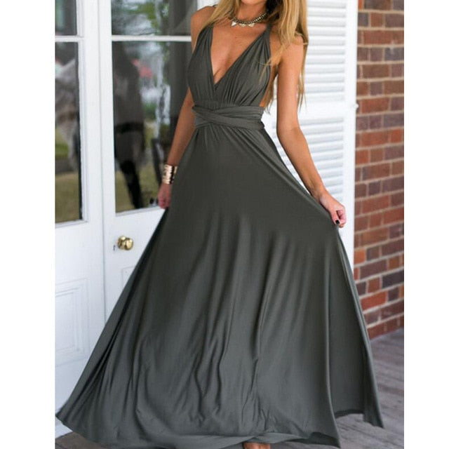 Maxi Club Bandage Long Party Multiway Swing Convertible Infinity Robe Bridesmaids Boho Women Dress The Clothing Company Sydney