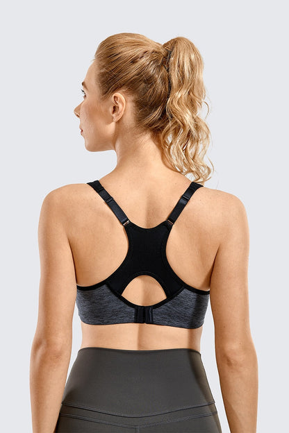 Sports Bra Women's Moisture-wicking High Impact Minimize Padded Full Support Racerback Underwire Sports Bra Top The Clothing Company Sydney