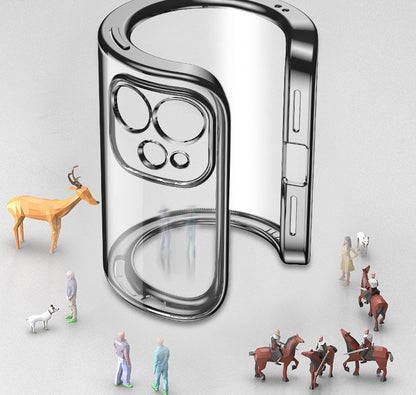 Classic Square Plate Frame Protection Soft Phone Case For iPhone 12 11 Pro XS Max X XR 6 6S 7 8 Plus SE Ultra Thin Clear Cover The Clothing Company Sydney