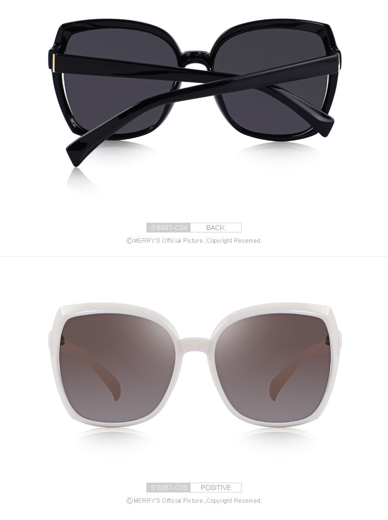 Designer Ladies Fashion Cat Eye Sunglasses Polarized Driving 100% UV Protection The Clothing Company Sydney