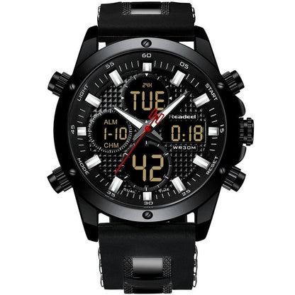 Mens Top Brand Luxury Chronograph Gold Men Watch Quartz Digital Led Sport Watch Waterproof Wristwatch The Clothing Company Sydney