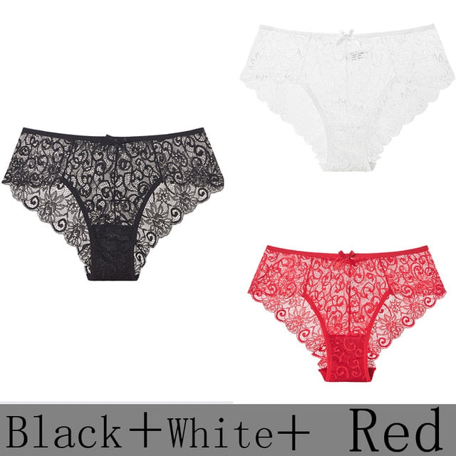 3 Pack Sexy Lace Low Rise Brief Thongs Plus Size Panties The Clothing Company Sydney