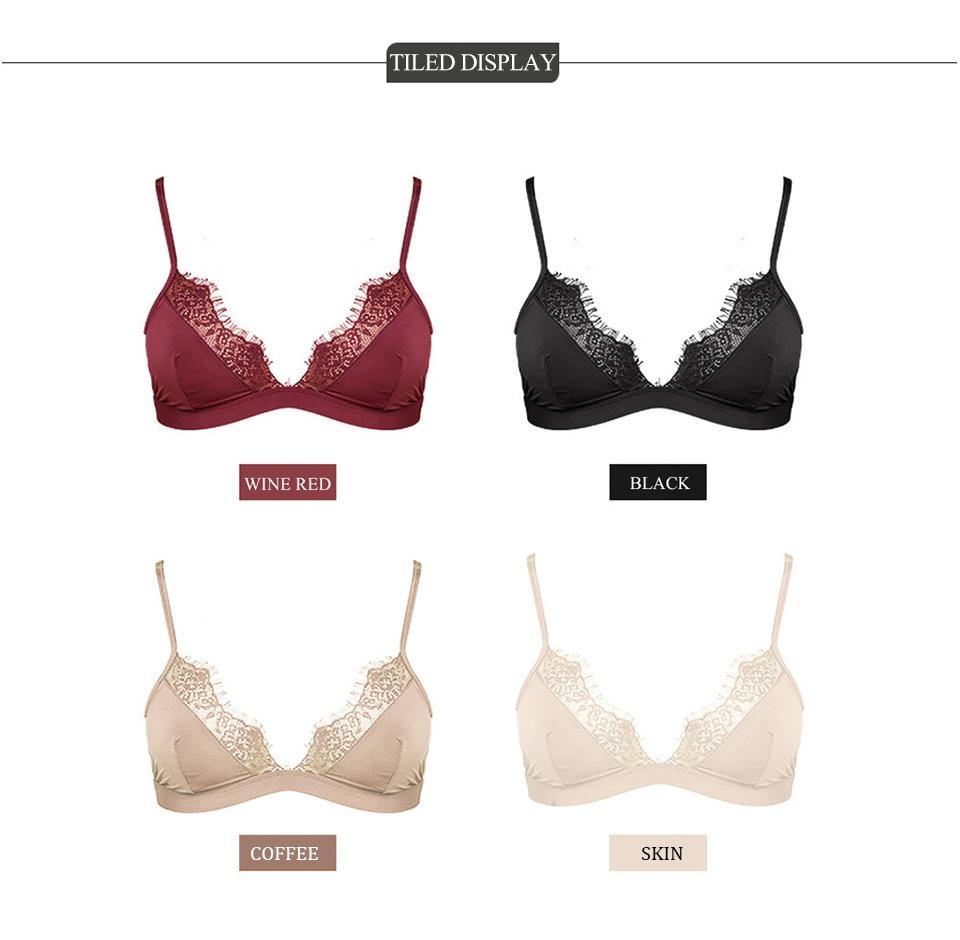 Floral Lace Adjusted Straps Female Lingerie Comfortable breathable Soft Bralette Thin Seamless underwear Bra The Clothing Company Sydney